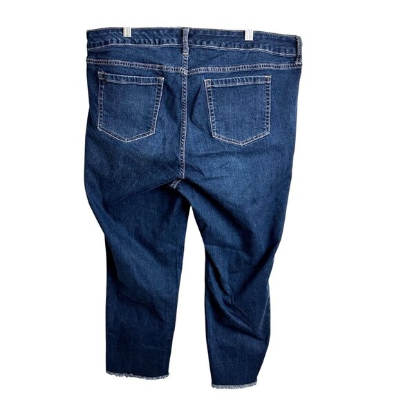 Torrid FeelTheFit Crop Boyfriend Vintage Stretch Jeans Size 20 - Picture 2 of 13